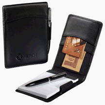 Black Leather Reporters Notepads