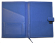 Blue Reporter Leather Journal