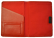 Red News Leather Notebook